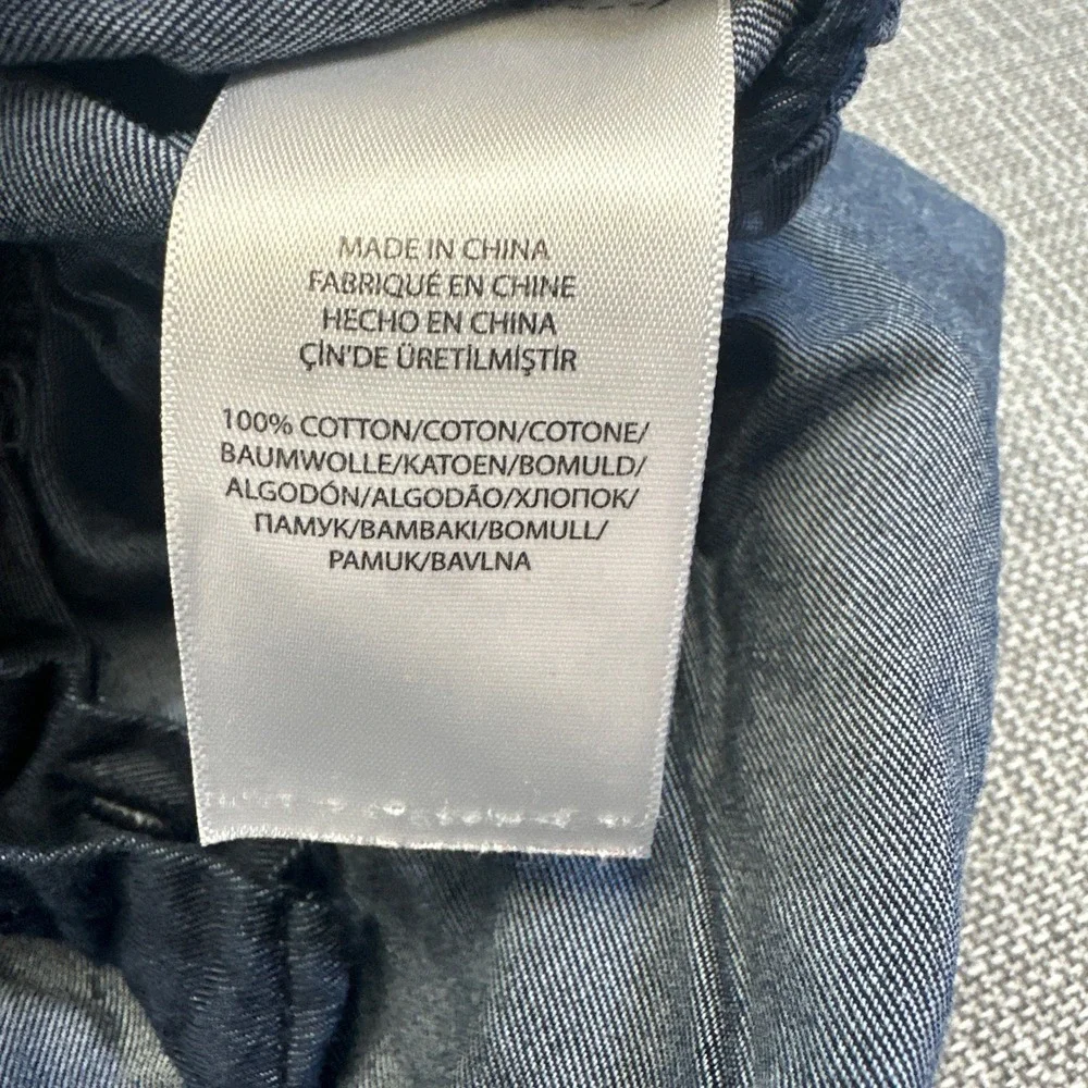 Polo Ralph Lauren Toddler Girls Denim Dress 3T Long Sleeve Blue‎ Cotton